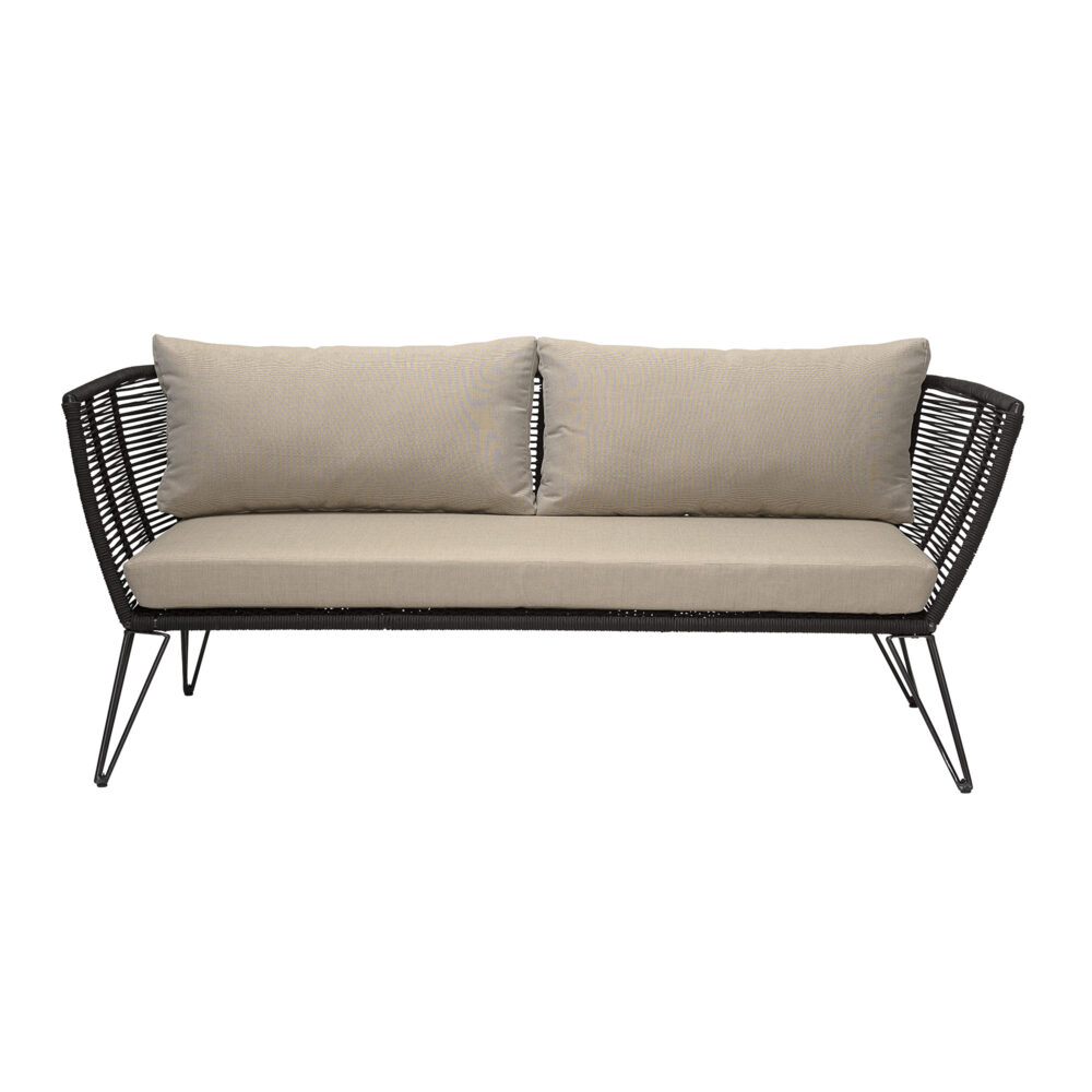 Mundo Sofa, Black, Metal