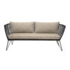 Mundo Sofa, Black, Metal