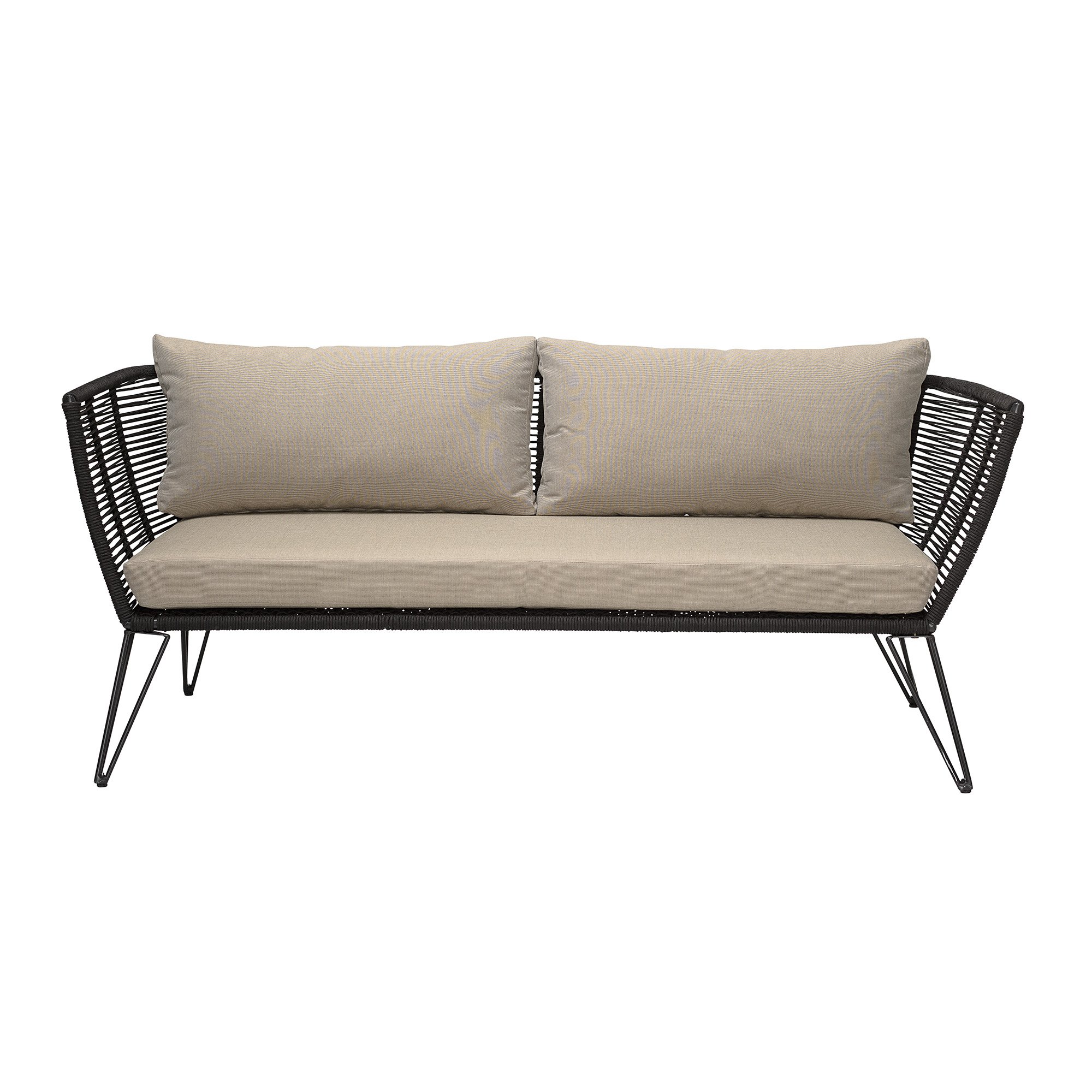 Mundo Sofa, Black, Metal