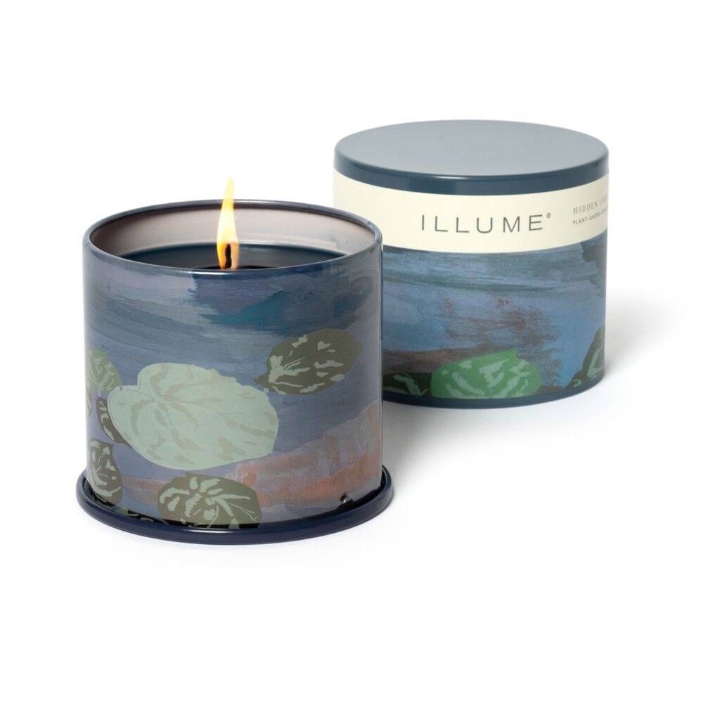 Hidden Lake Vanity Tin Candle, Blue, - Image 3