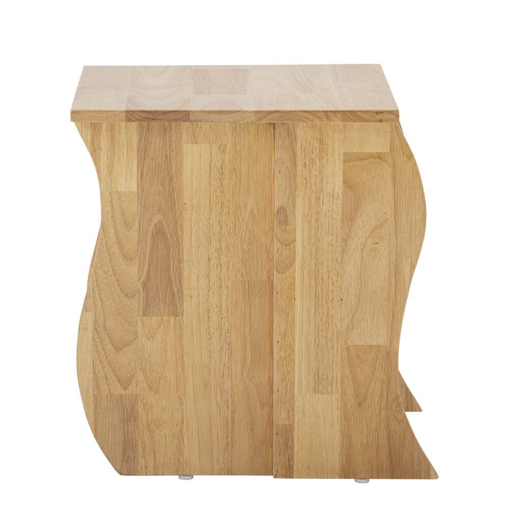 Bark Stool, Nature, Rubberwood - Image 4