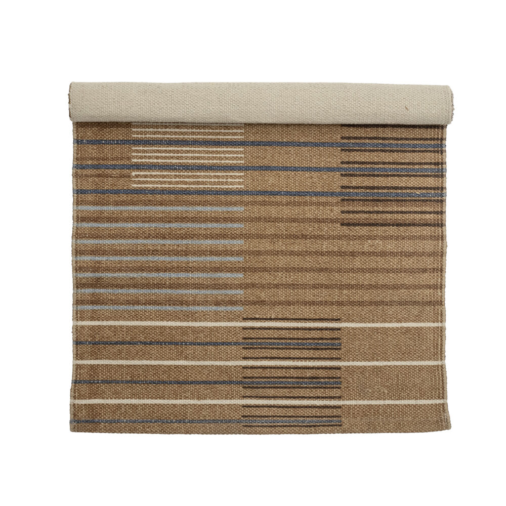 Boon Rug, Brown, Cotton