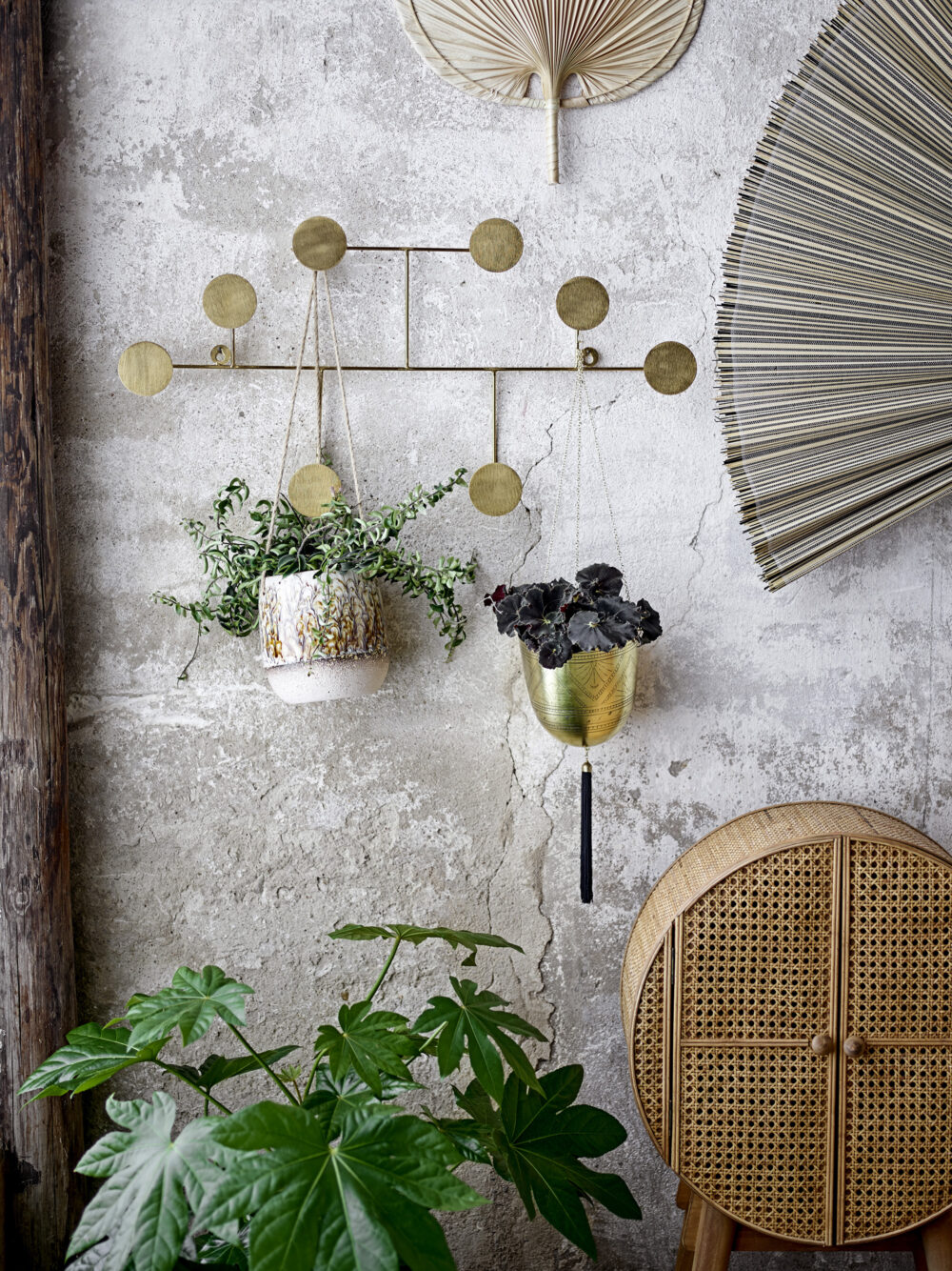 Fia Coat Rack, Brass, Metal - Image 4