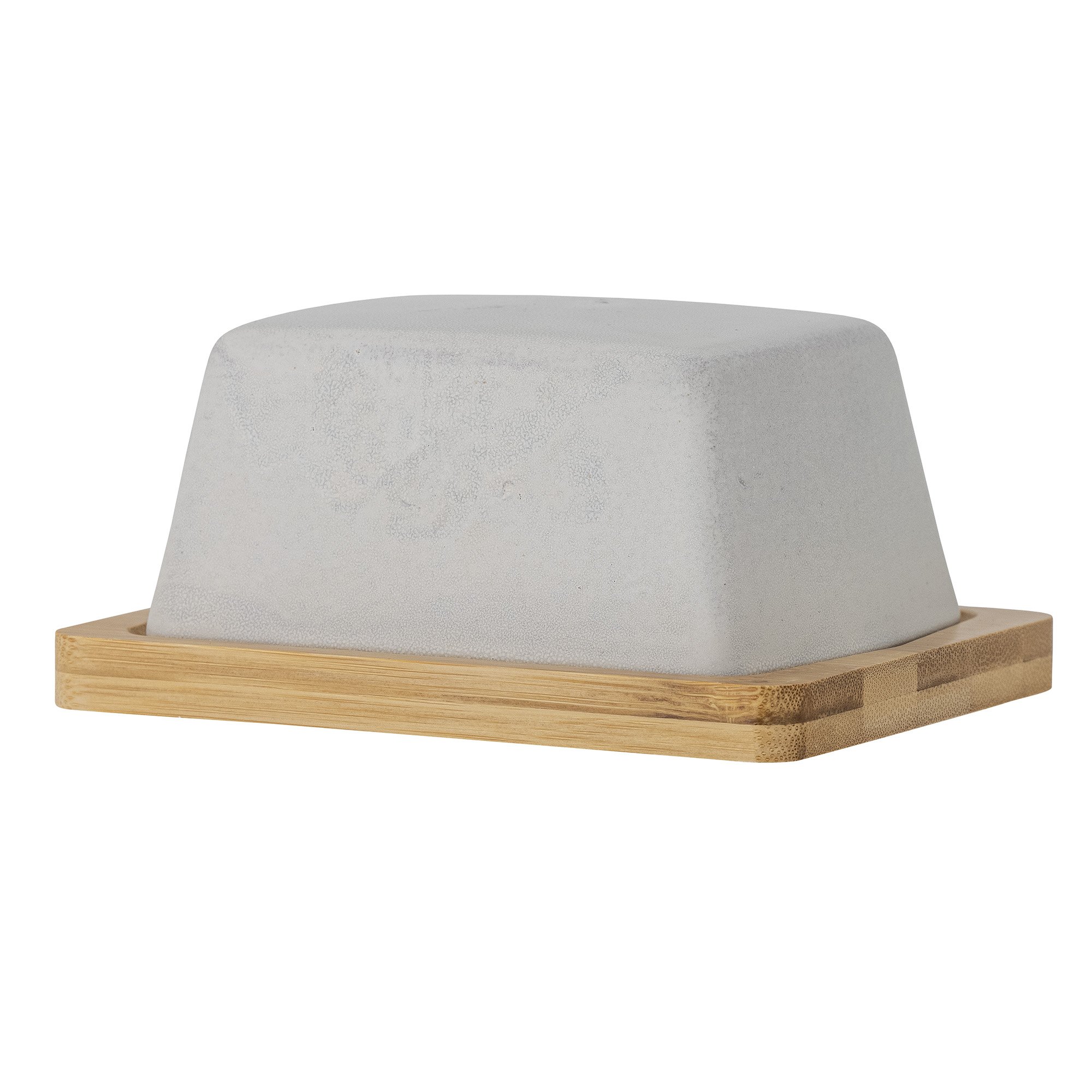 Josefine Butter Box, Grey, Stoneware - Image 2