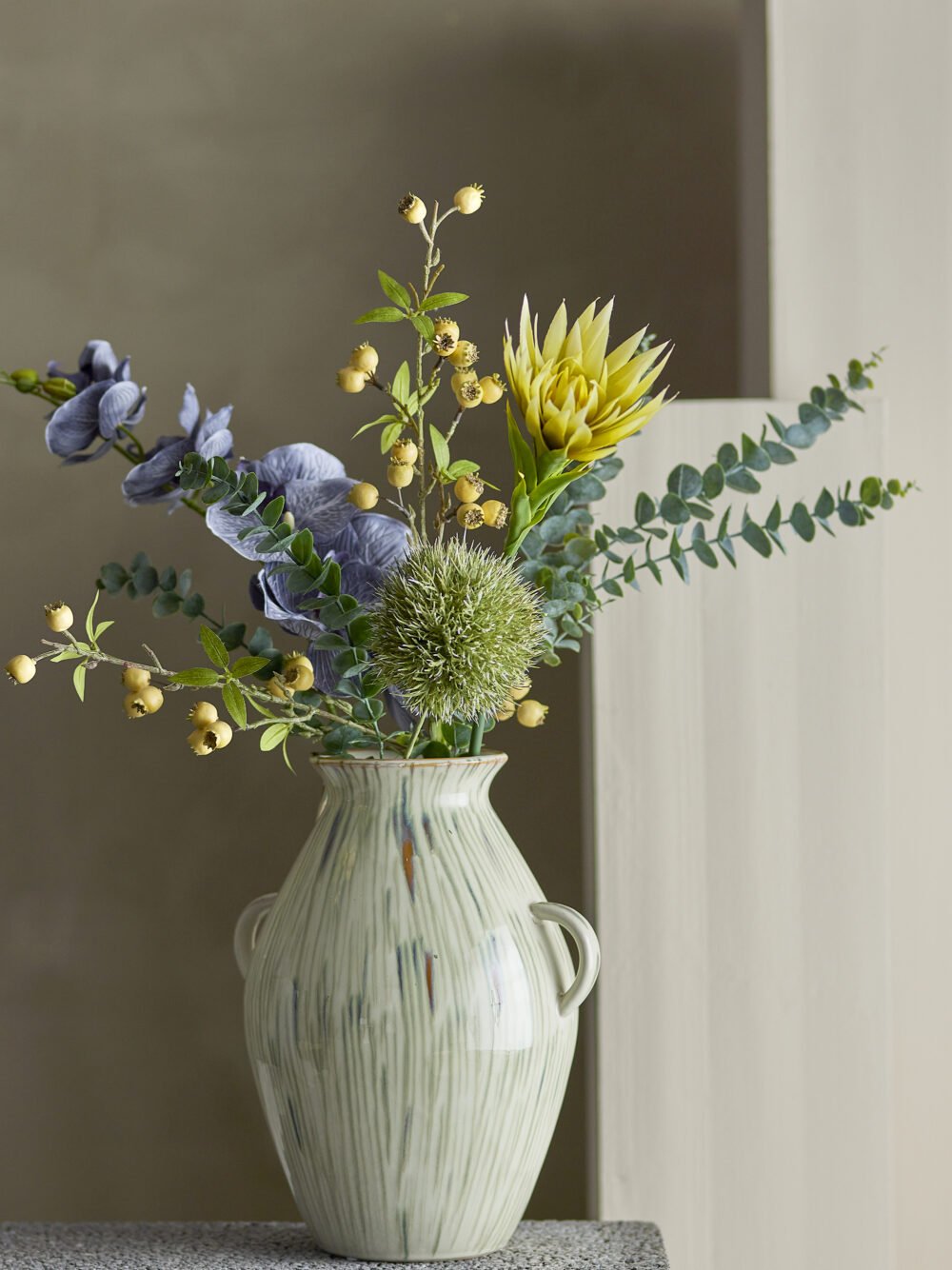Hawthorn Branch, Yellow, Artificial Flowers - Image 3