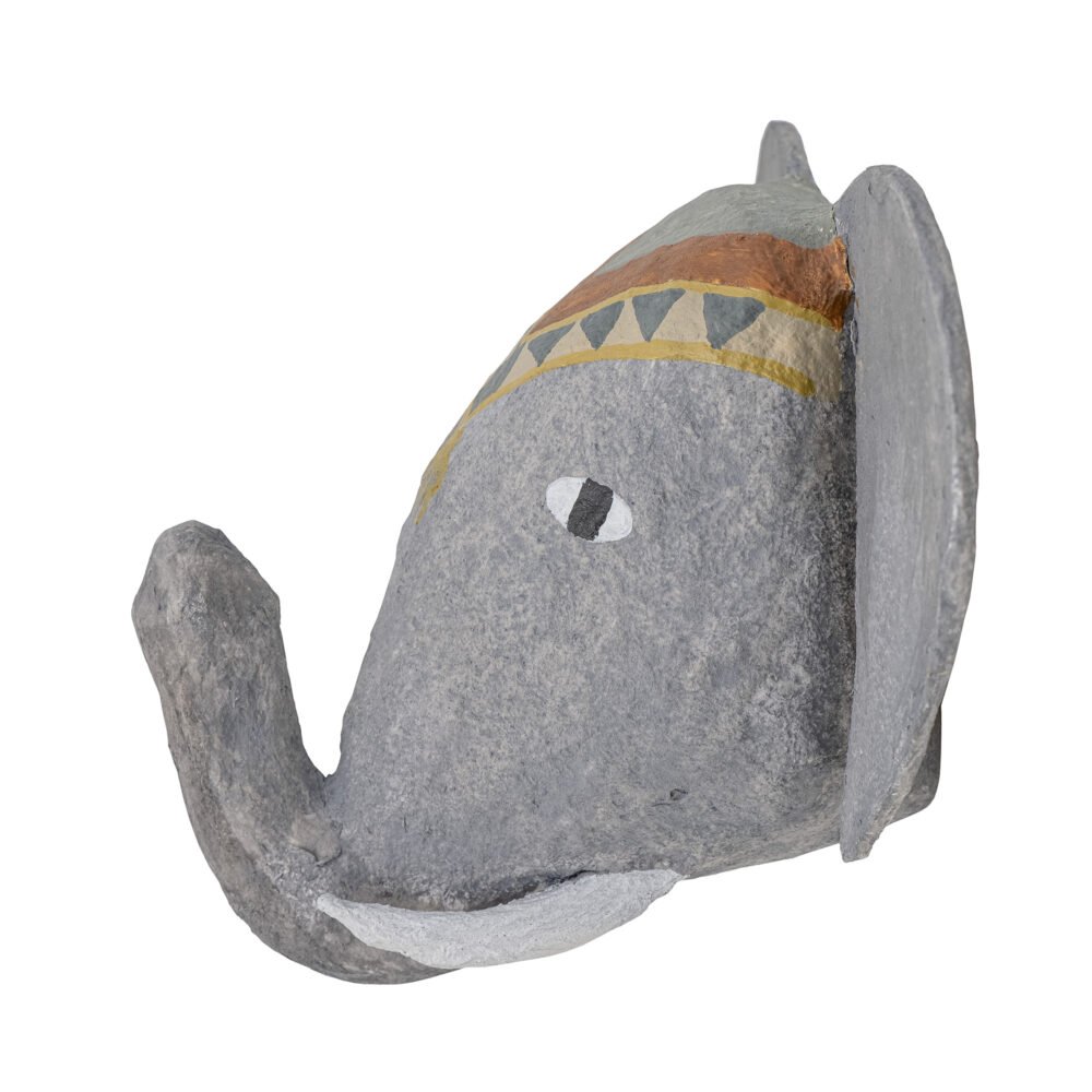 Elli Wall Decor, Grey, Paper Mache - Image 3