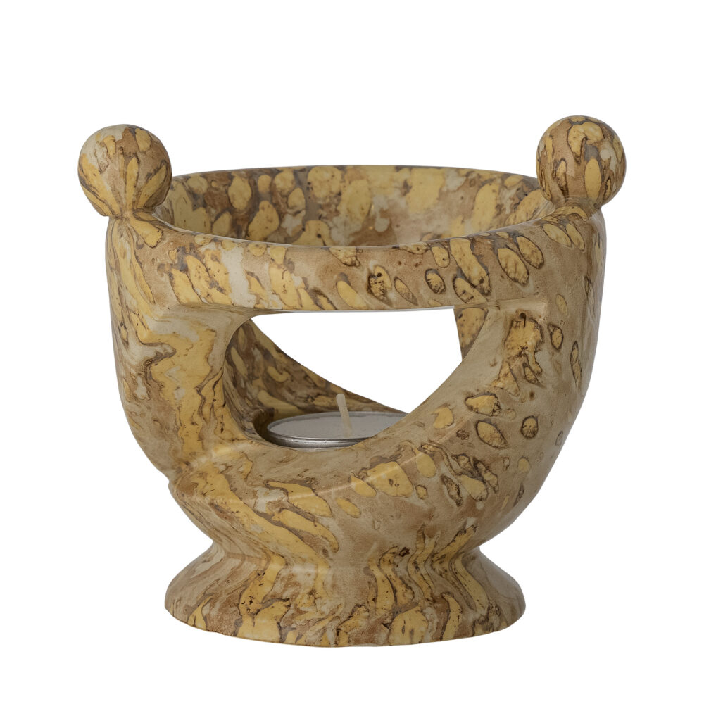 Melucca Votive, Nature, Stoneware