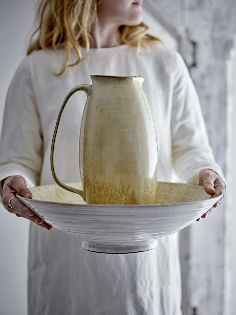 Saskia Bowl, Nature, Stoneware - Image 5