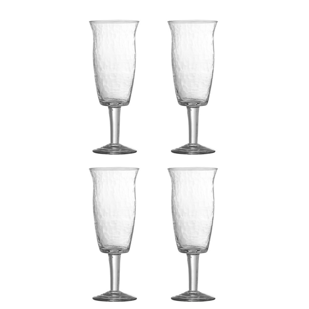 Asha Wine Glass, Clear, Recycled Glass