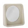 Phoebe Mirror w/Shelf, Nature, Polyresin