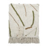 Osasio Throw, Green, Cotton OEKO-TEX®