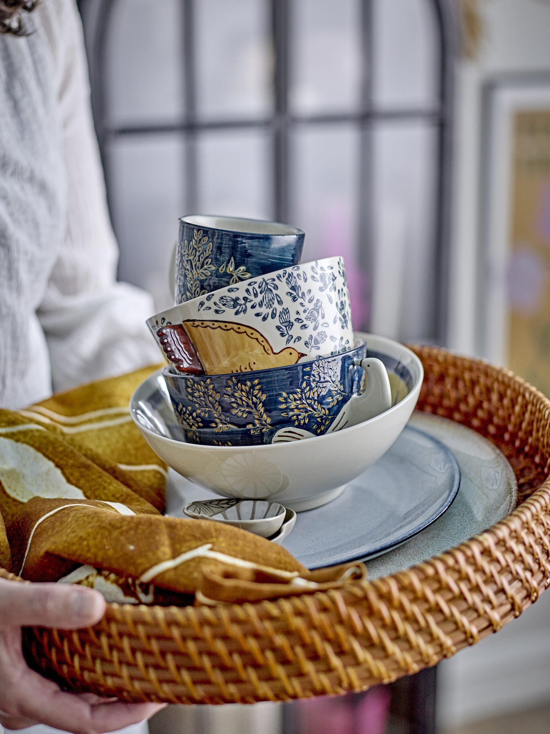 Hezha Bowl, Nature, Stoneware - Image 2