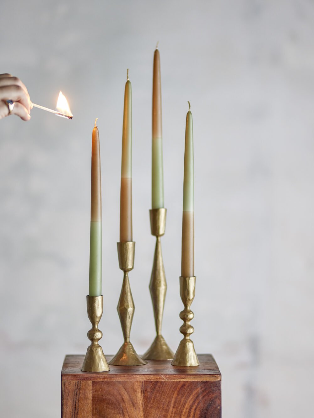 Burma Candle, Green, Paraffin - Image 4