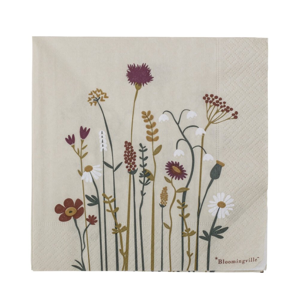 Paige Napkin, Nature, FSC® Mix, Papier
