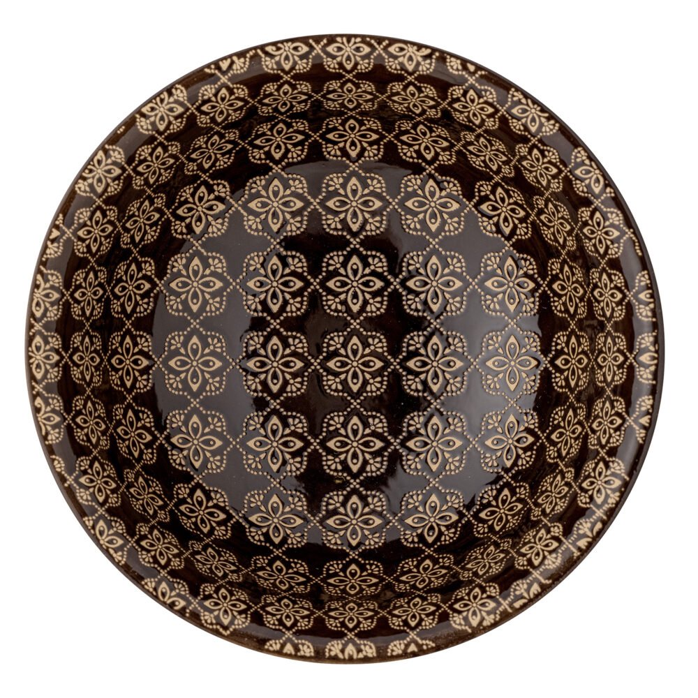 Marsala Bowl, Brown, Stoneware - Image 3