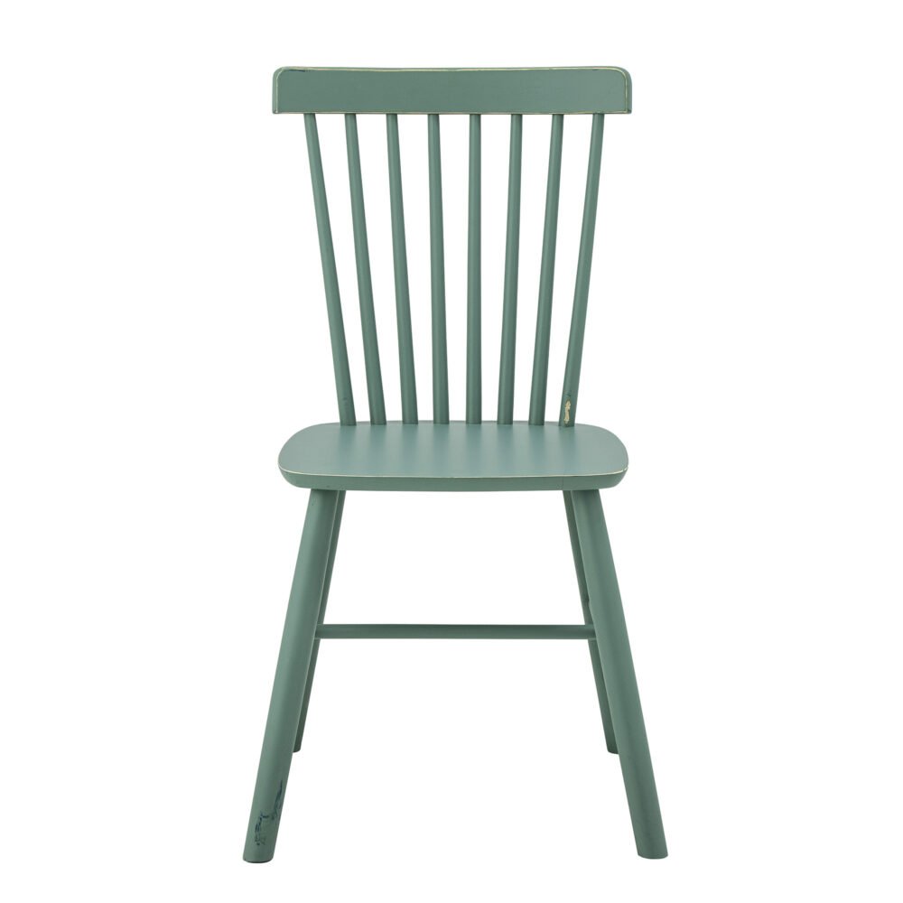 Mill Dining Chair, Green, Pine