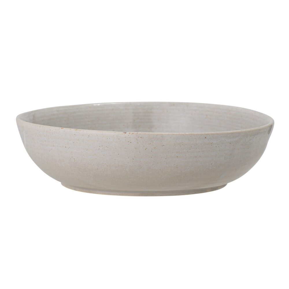 Taupe Bowl, Grey, Stoneware