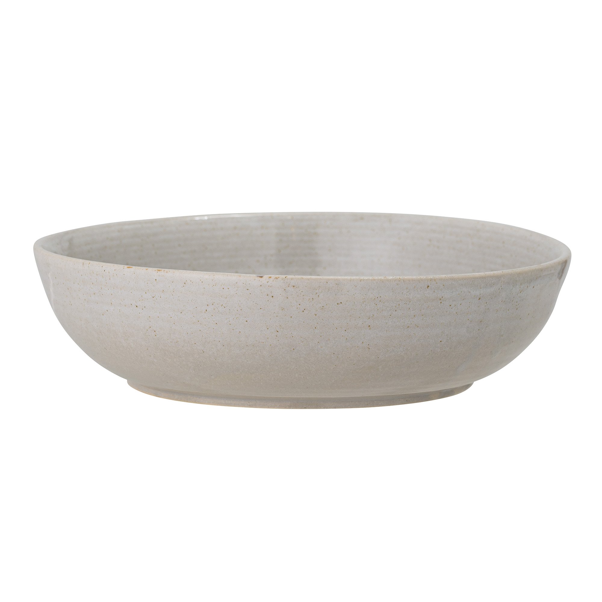 Taupe Bowl, Grey, Stoneware
