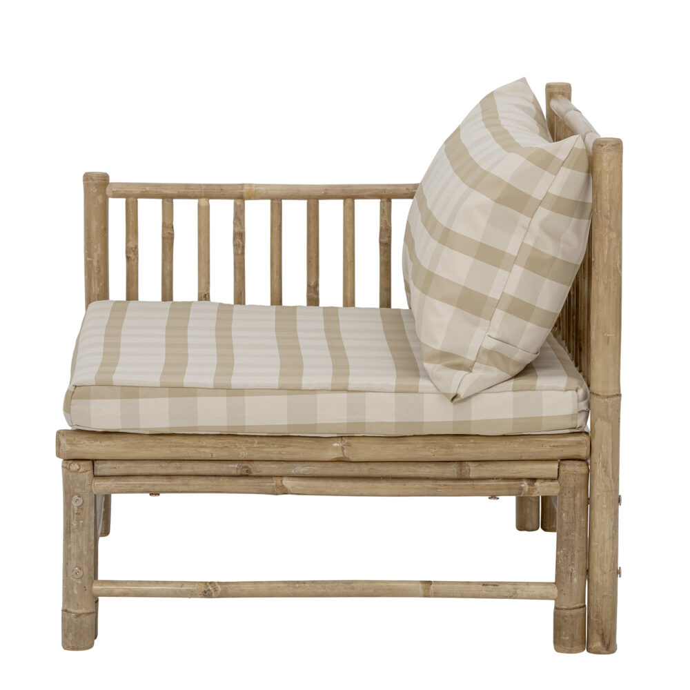 Korfu Module Sofa Left Corner, Nature, Bamboo - Image 4