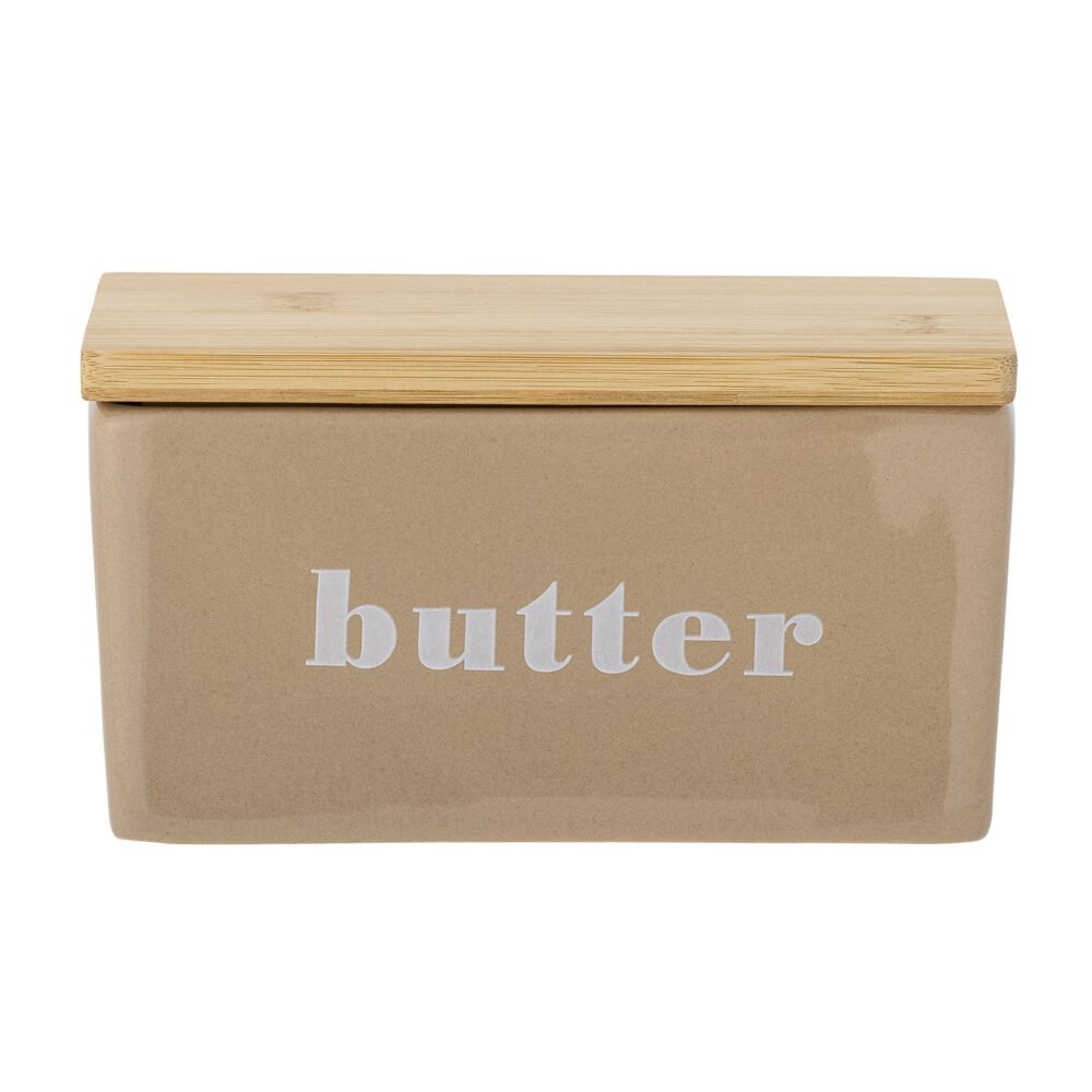 Hanyu Butter Box, Brown, Stoneware