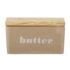 Hanyu Butter Box, Brown, Stoneware