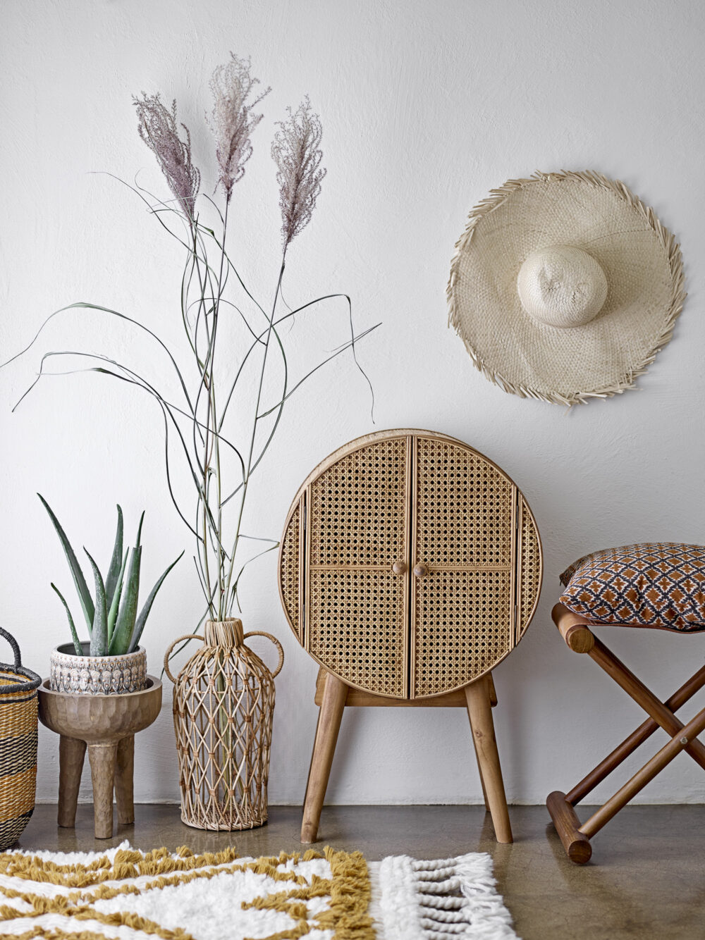 Otto Cabinet, Nature, Rattan - Image 2
