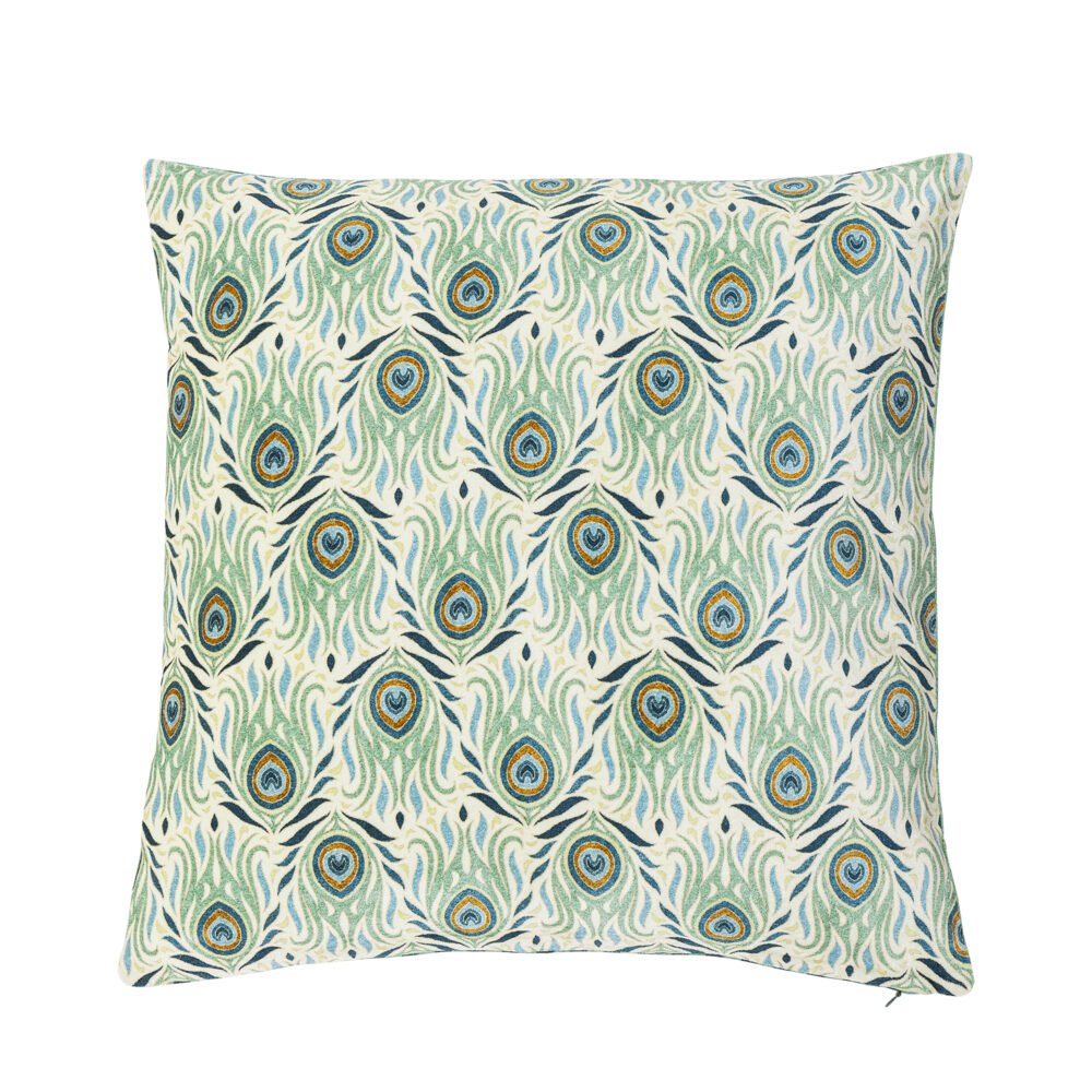 Adia Cushion, Green, Viscose