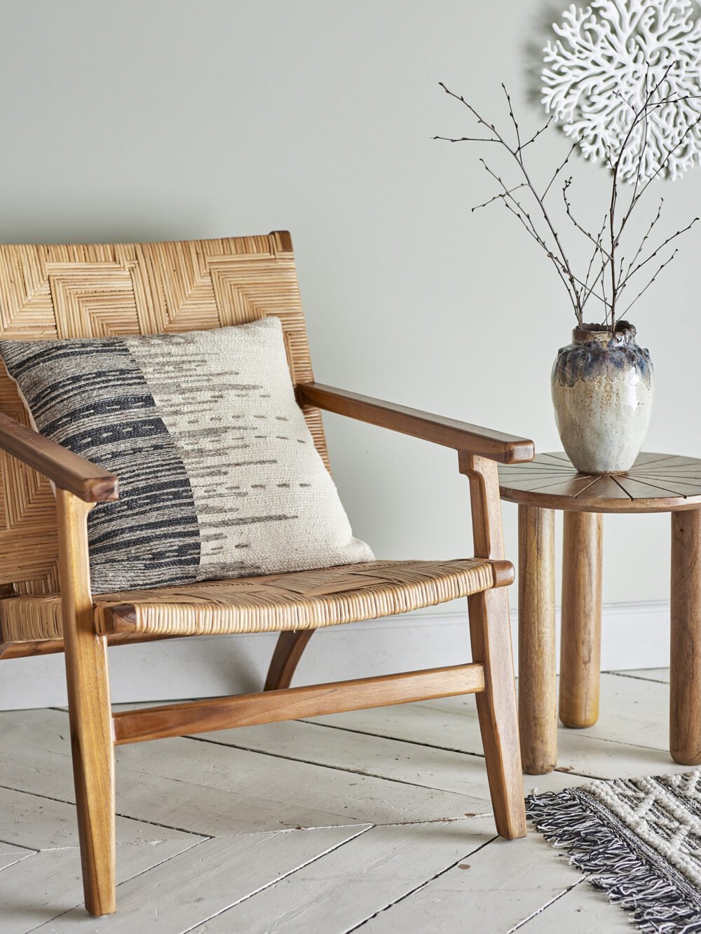 Seaford Cushion, Nature, Cotton - Image 5