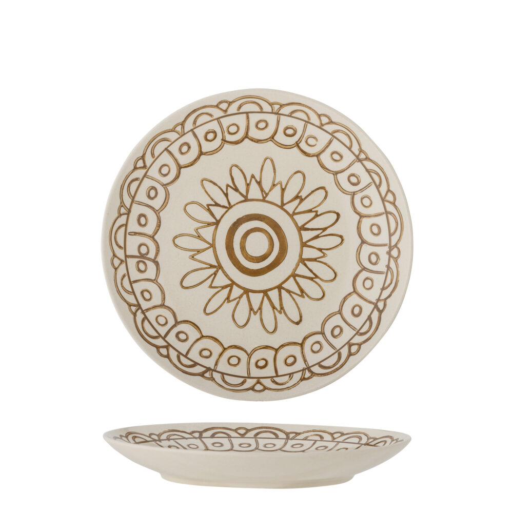 Maple Plate, Orange, Stoneware