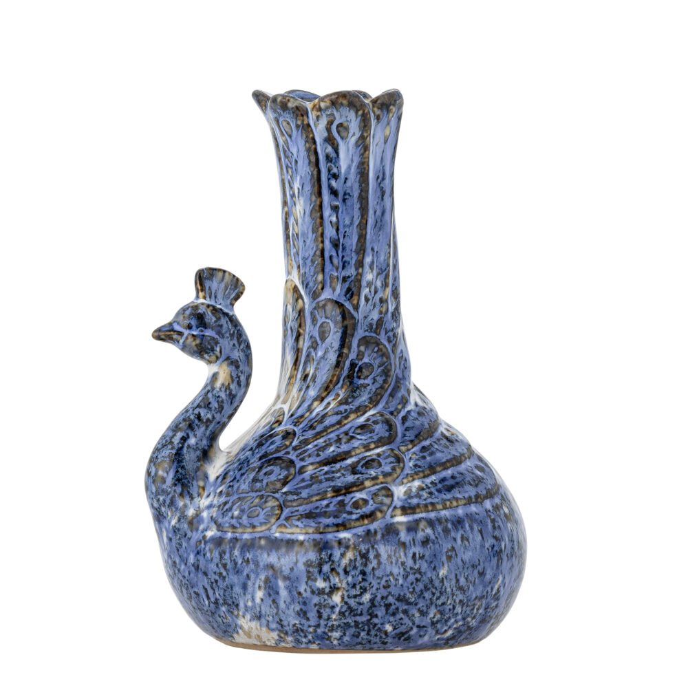 Kali Vase, Blue, Stoneware