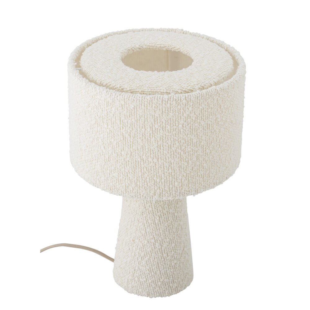 Emmie Table lamp, White, Polyester - Image 3