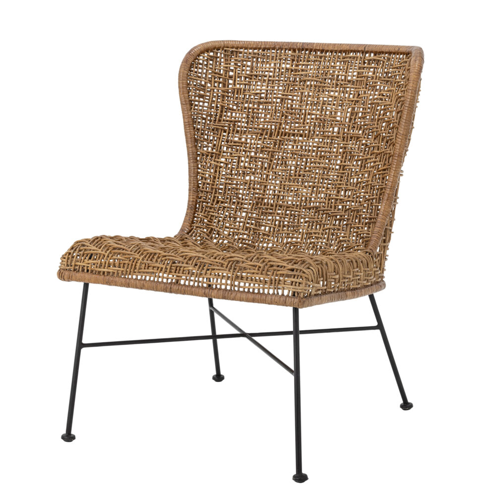 Somme Lounge Chair, Nature, Rattan - Image 4