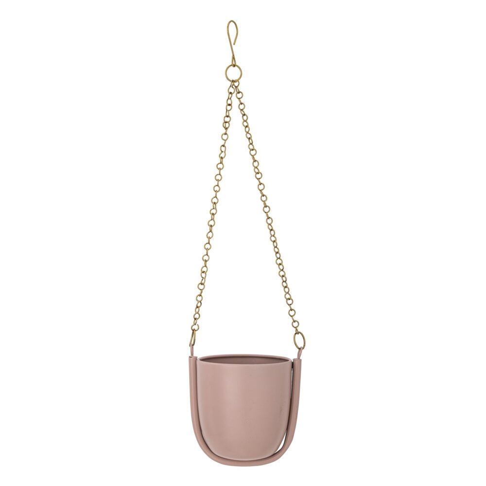 Kati Flowerpot, Hanging, Rose, Metal