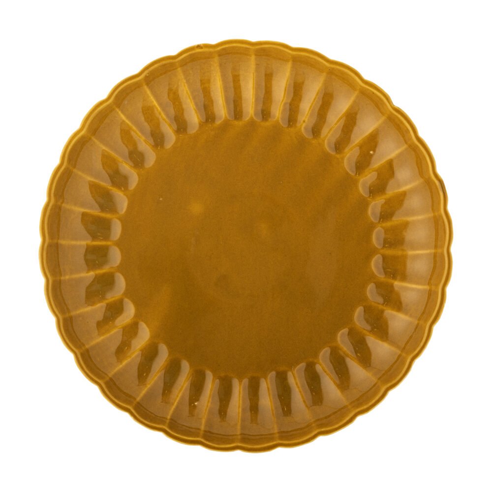 Latina Plate, Yellow, Stoneware - Image 3