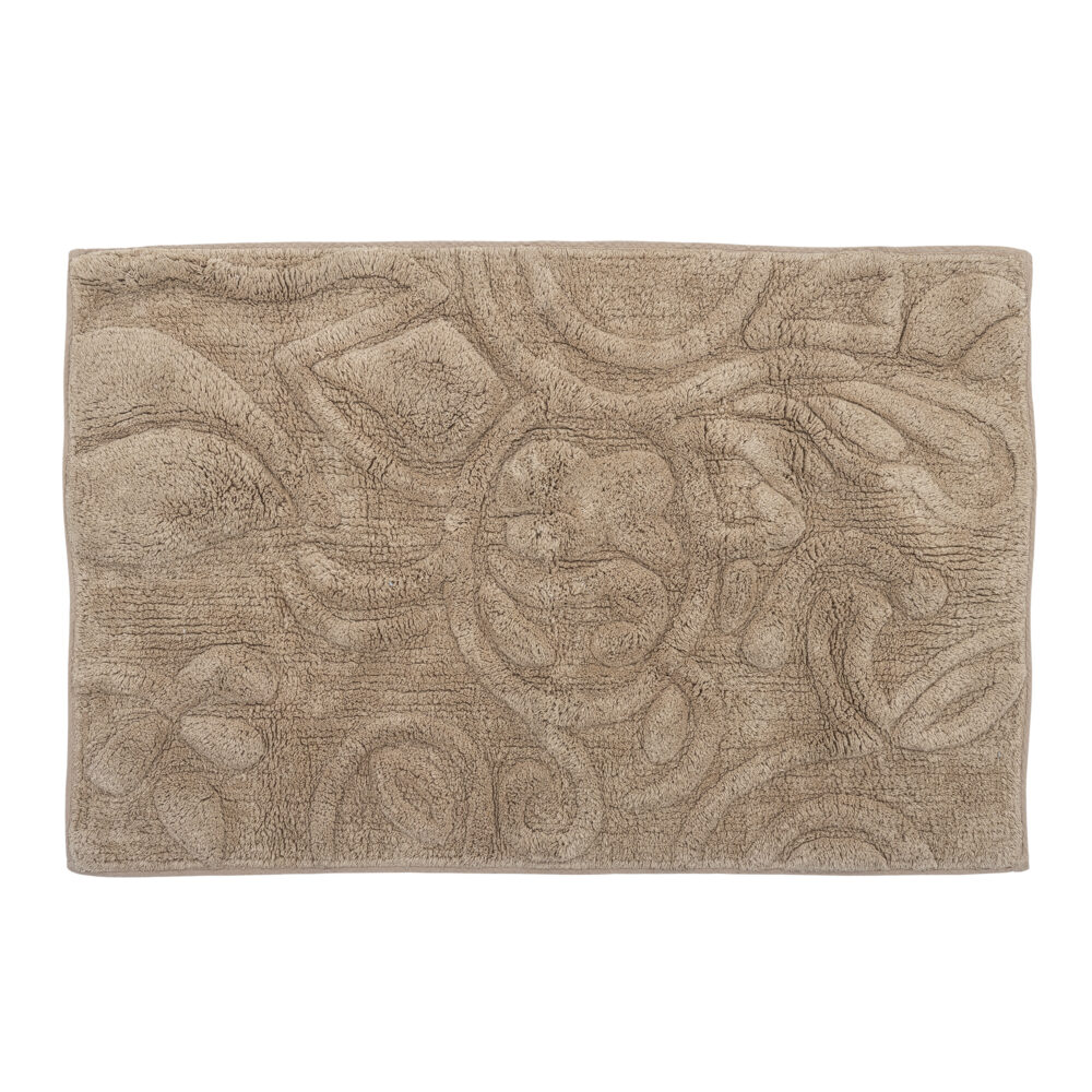 Sestu Bath Mat, Brown, Cotton