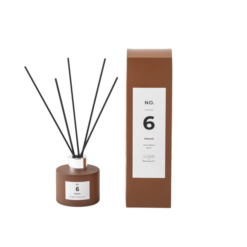 NO.6-Sequoia Scent Diffuser, Brown, Scent Liquid