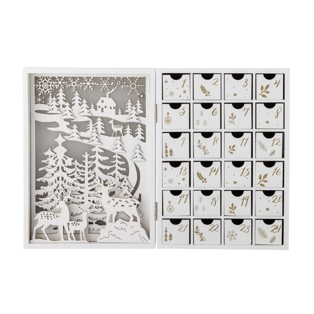 Elimar Calendar w/light, White, Plywood - Image 4