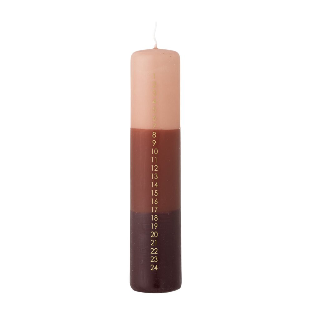 Dip Dye Candle, Red, Paraffin