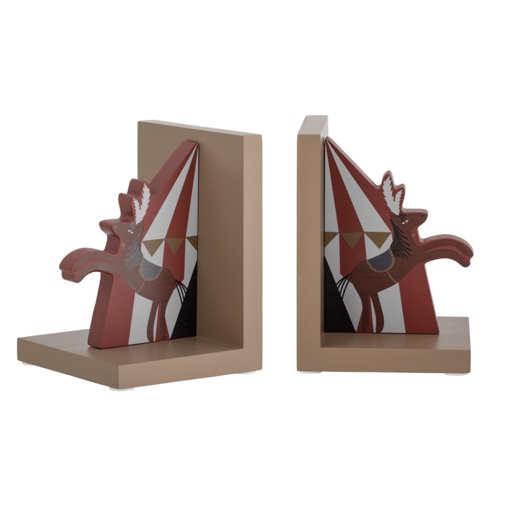 Santos Bookend, Red, FSC®100%, MDF