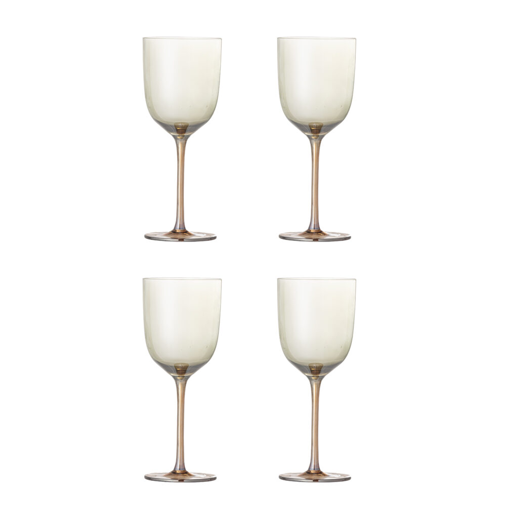 Aston Wine Glass, Bronze, Glass