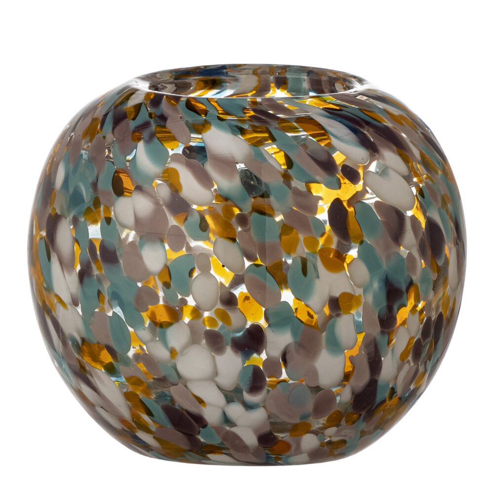 Vidia Votive, Orange, Glass