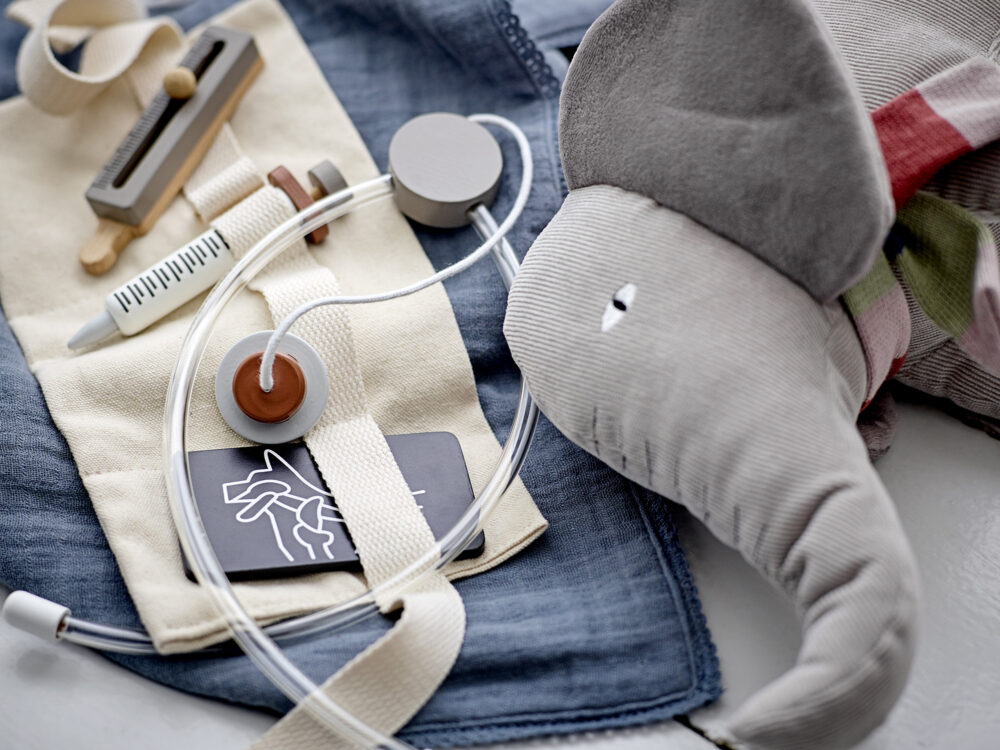 Ferdinand Soft toy, Grey, Cotton - Image 4