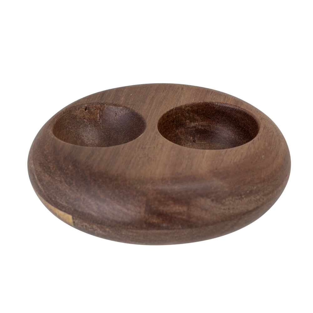 Diba Egg Cup, Brown, Acacia
