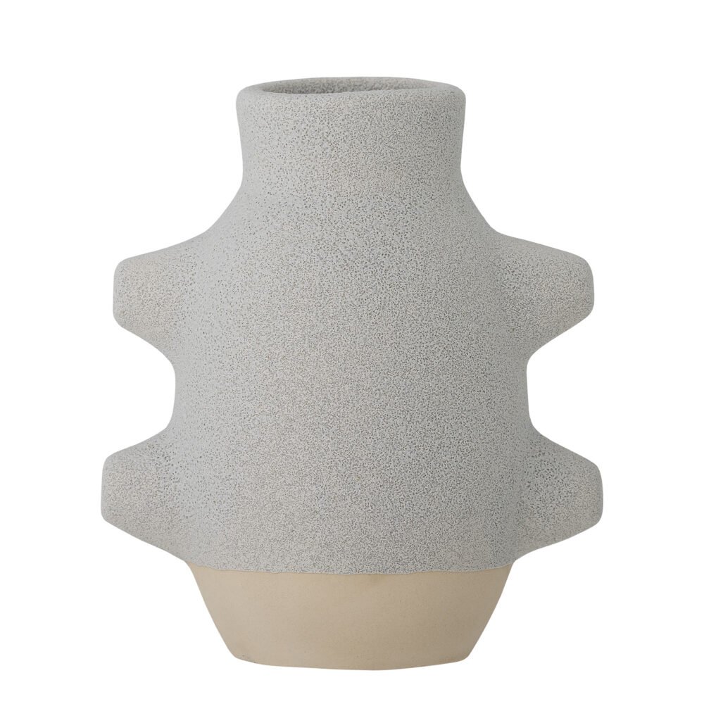 Birka Vase, White, Ceramic