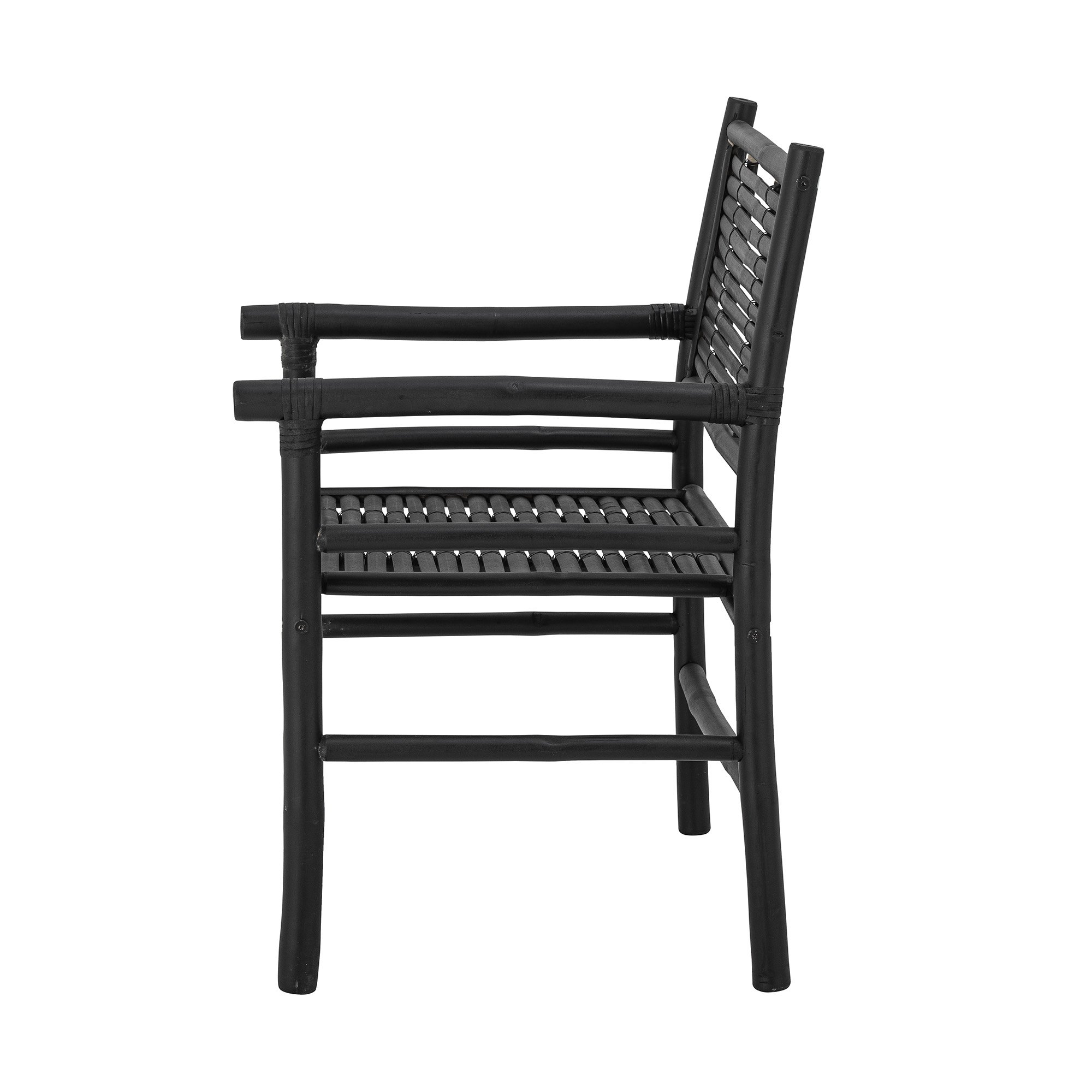 Coen Lounge Chair, Black, Bamboo - Image 4