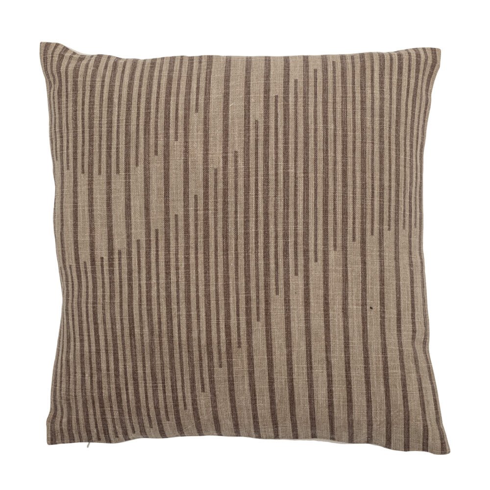Witham Cushion, Brown, Cotton