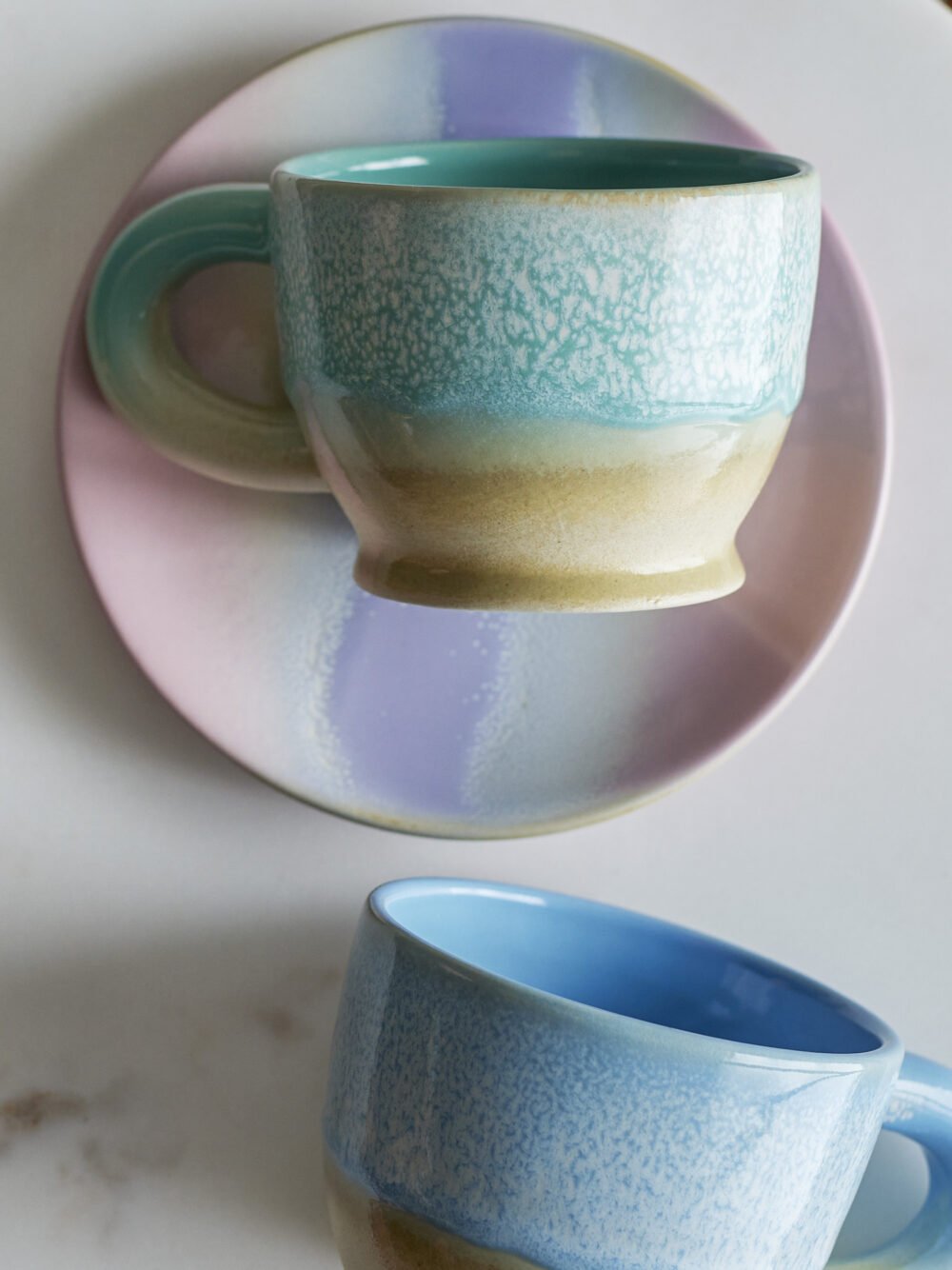 Safie Mug, Blue, Stoneware - Image 2