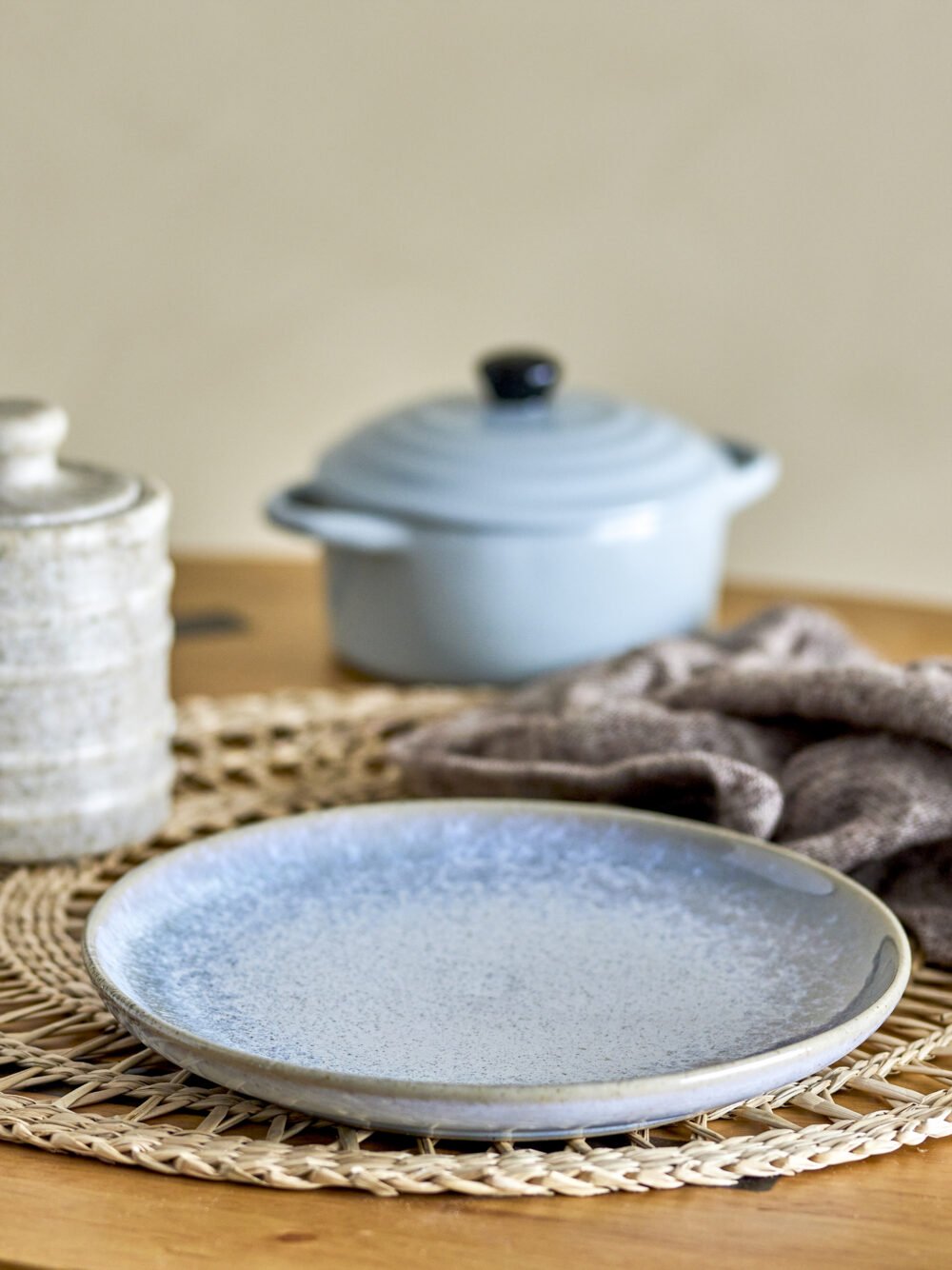 Paula Breakfast Set, Blue, Stoneware - Image 2