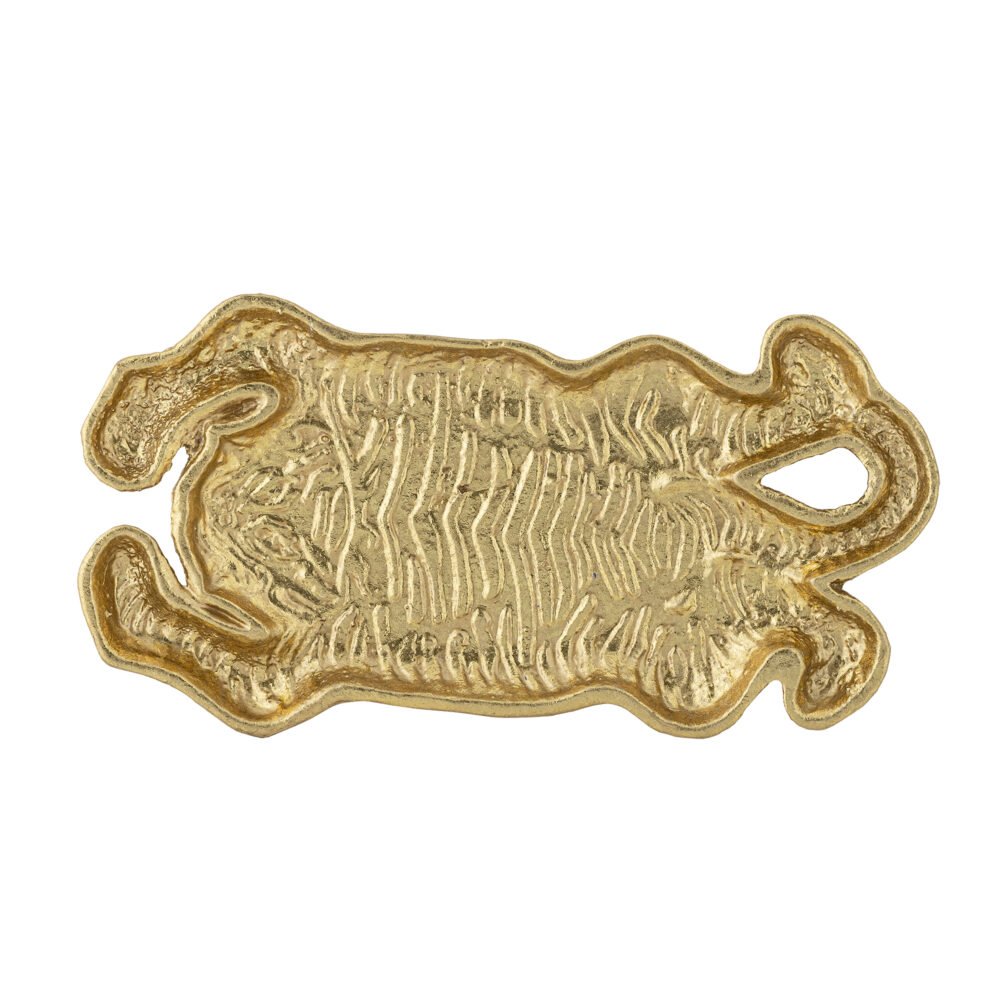 Lester Tray, Gold, Cast Iron - Image 3