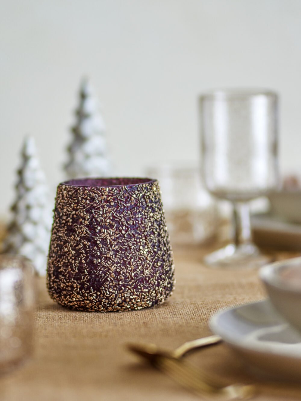 Filiz Votive, Gold, Recycled Glass - Image 3